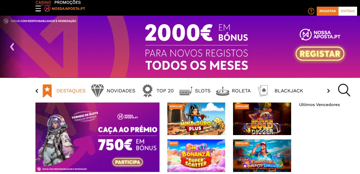 Requisitos dos códigos casino Portugal